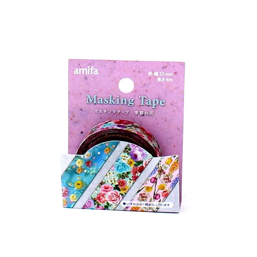 Amifa Seasonal Flowers Masking Tape