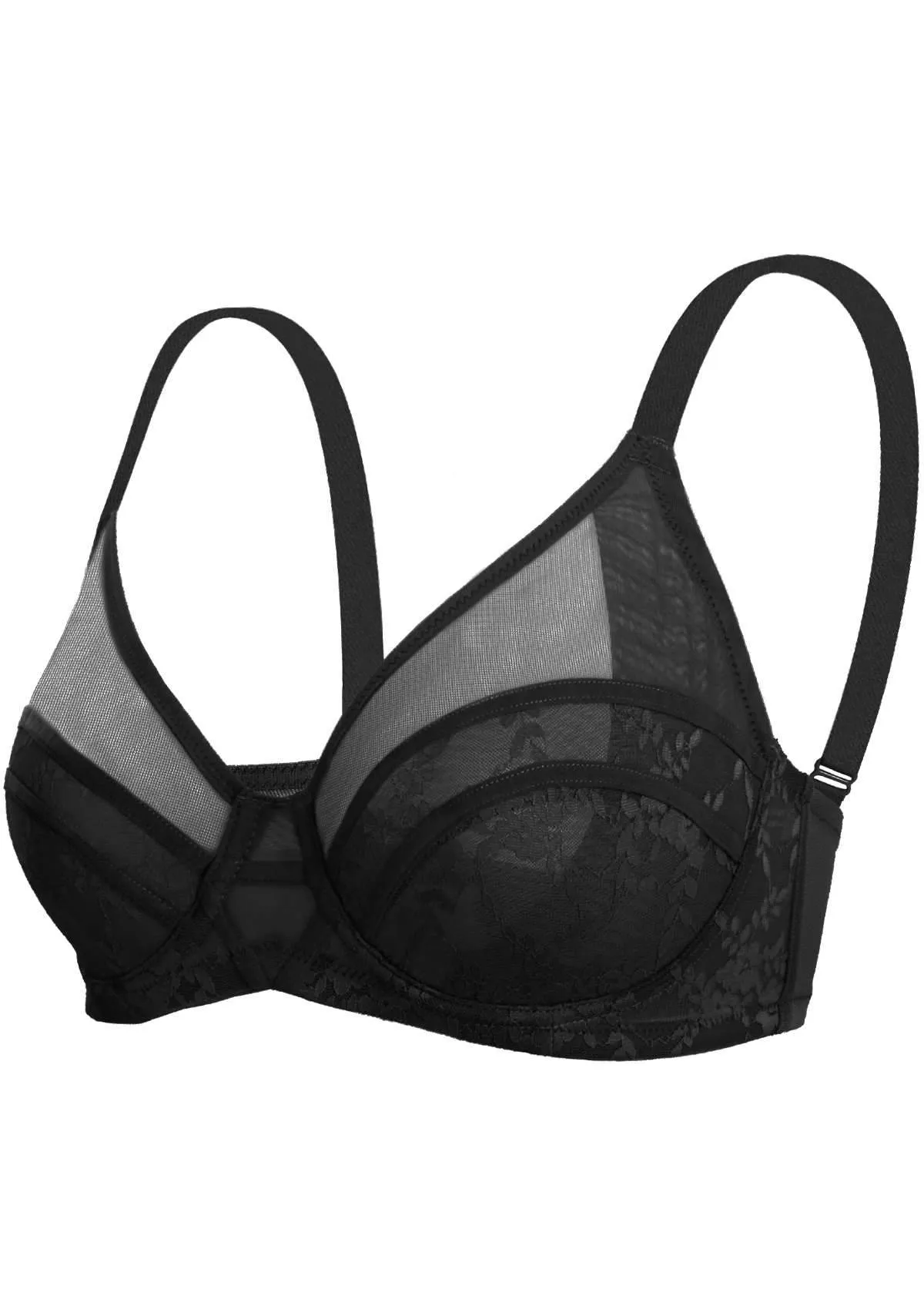 Amour Sheer Lace Unlined Bra