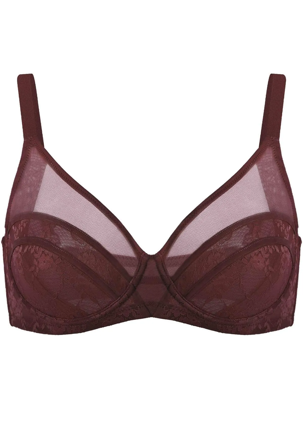 Amour Sheer Lace Unlined Bra
