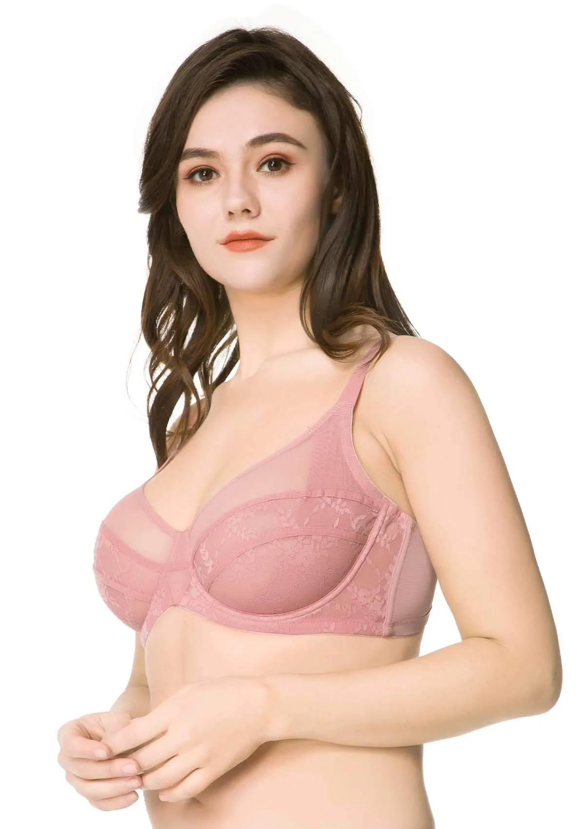 Amour Sheer Lace Unlined Bra