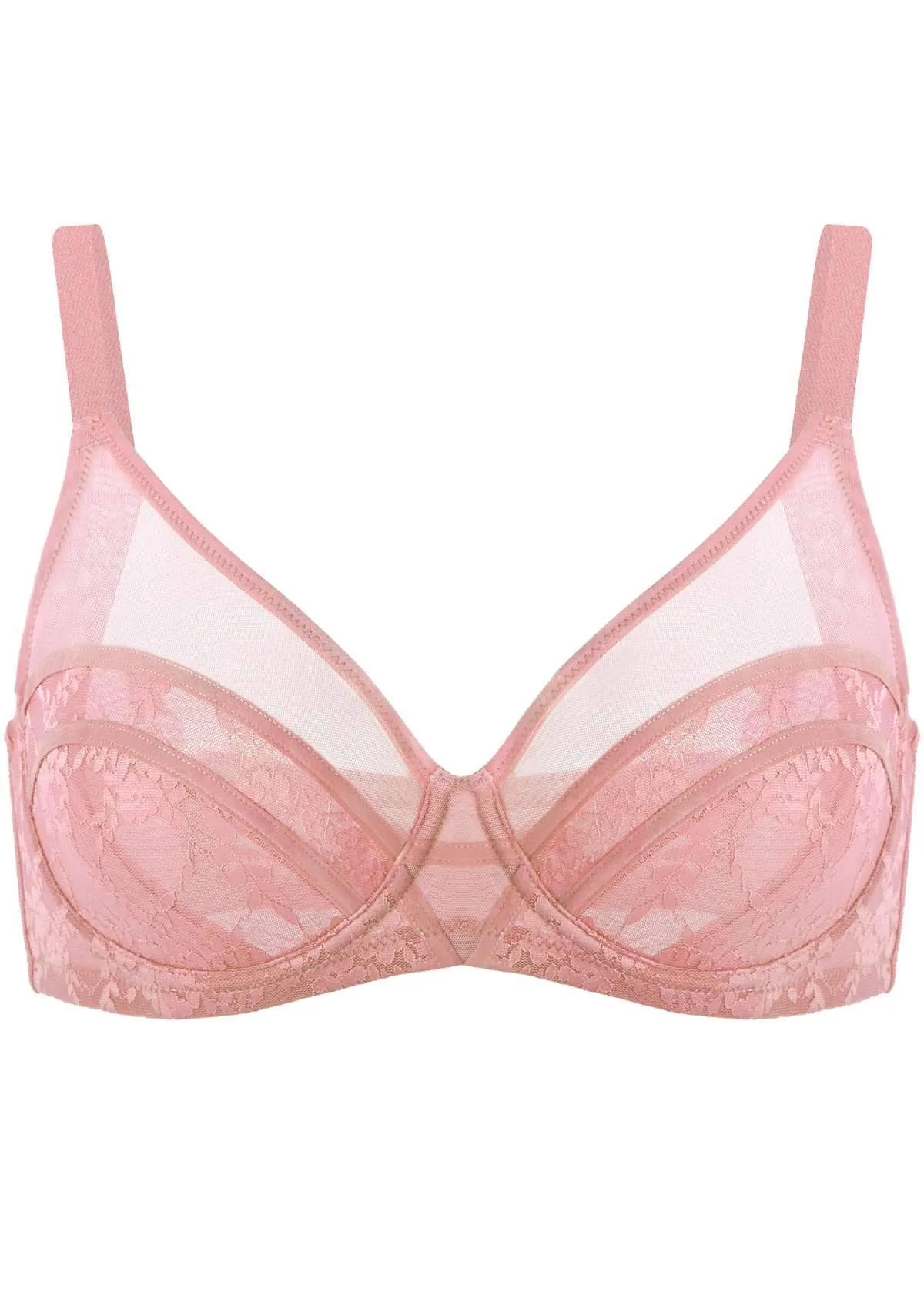 Amour Sheer Lace Unlined Bra