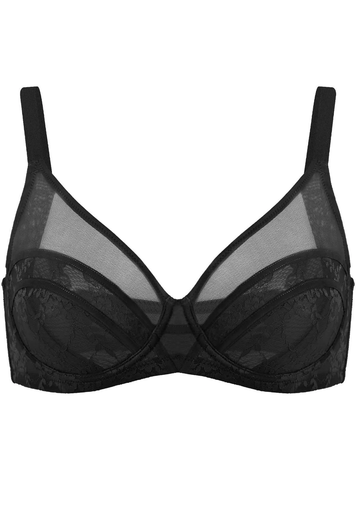 Amour Sheer Lace Unlined Bra