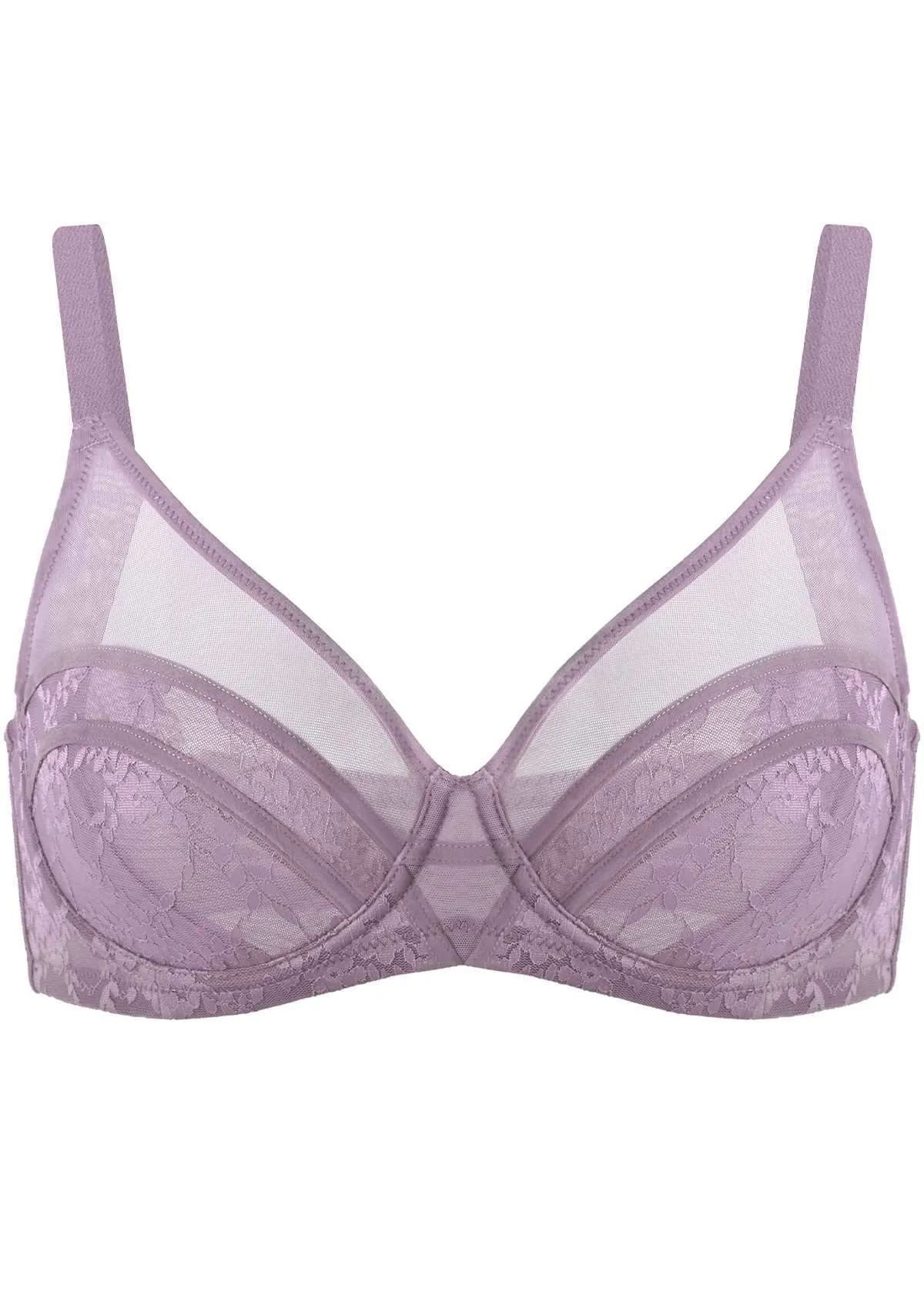 Amour Sheer Lace Unlined Bra