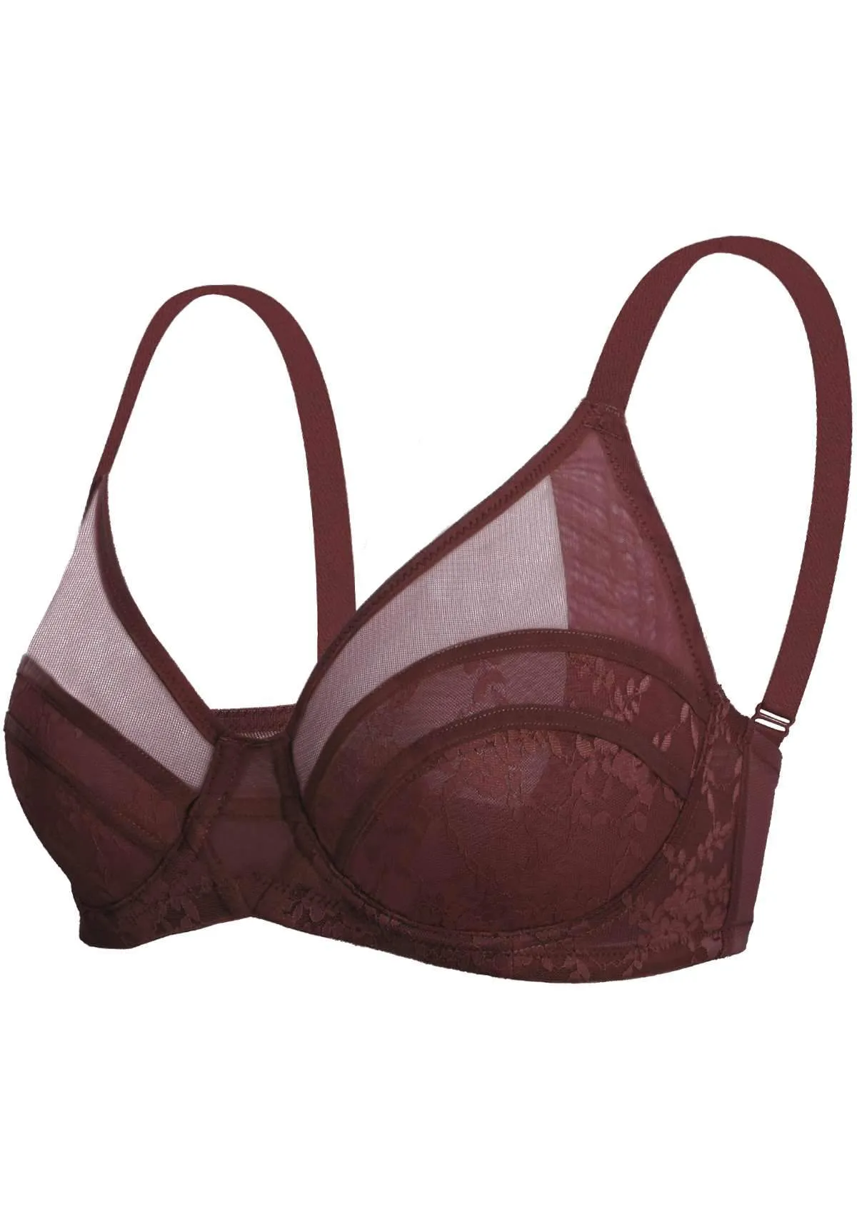 Amour Sheer Lace Unlined Bra