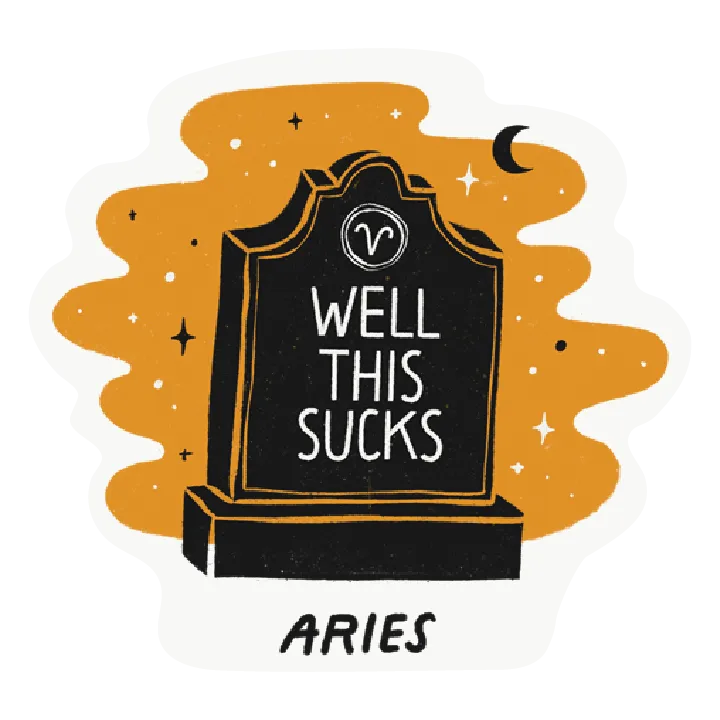 Aries as a Tombstone