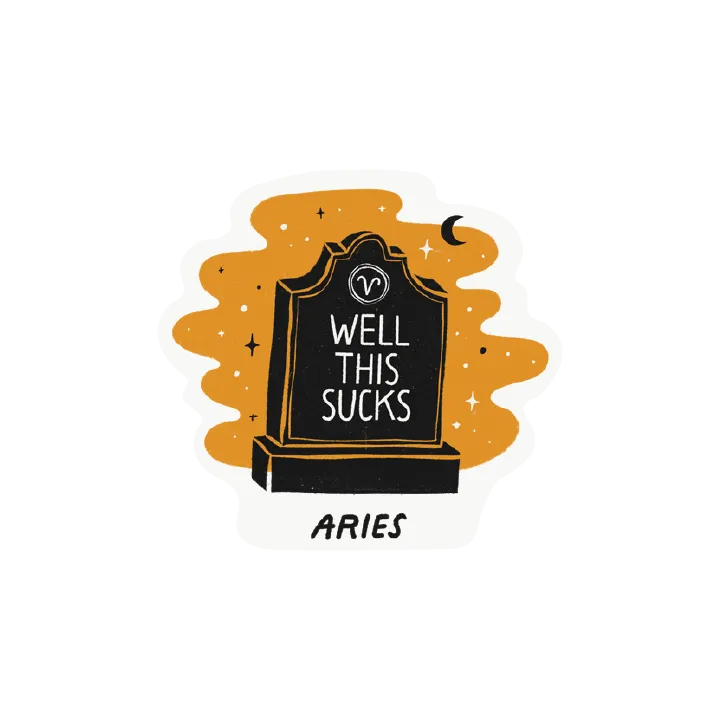 Aries as a Tombstone