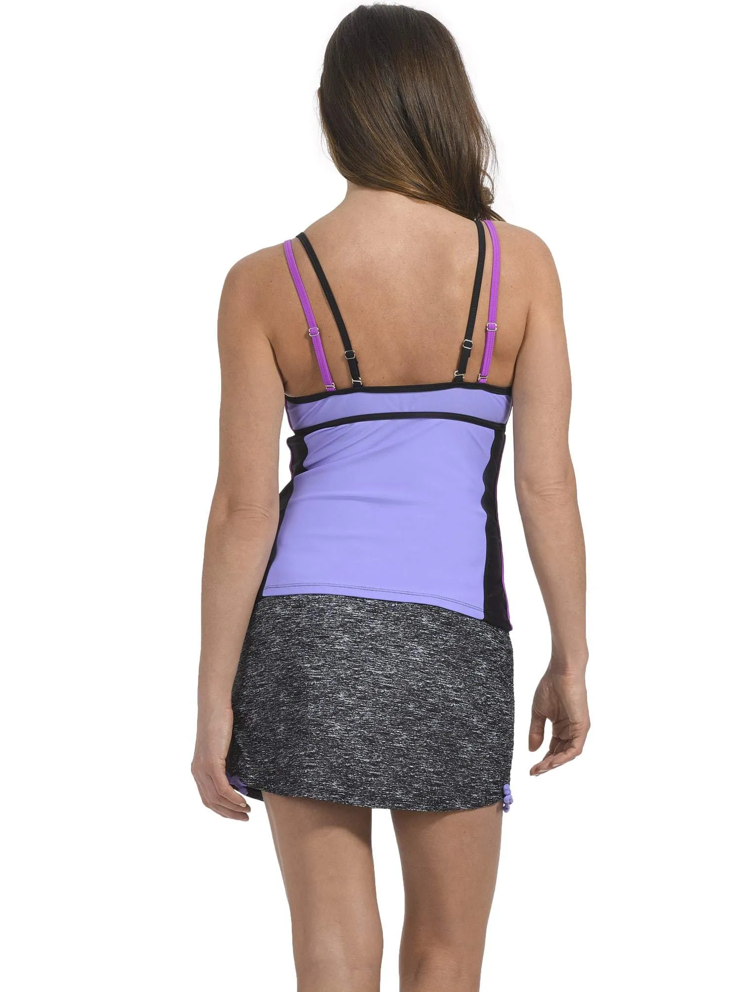 Deltex Color Block Tankini Top