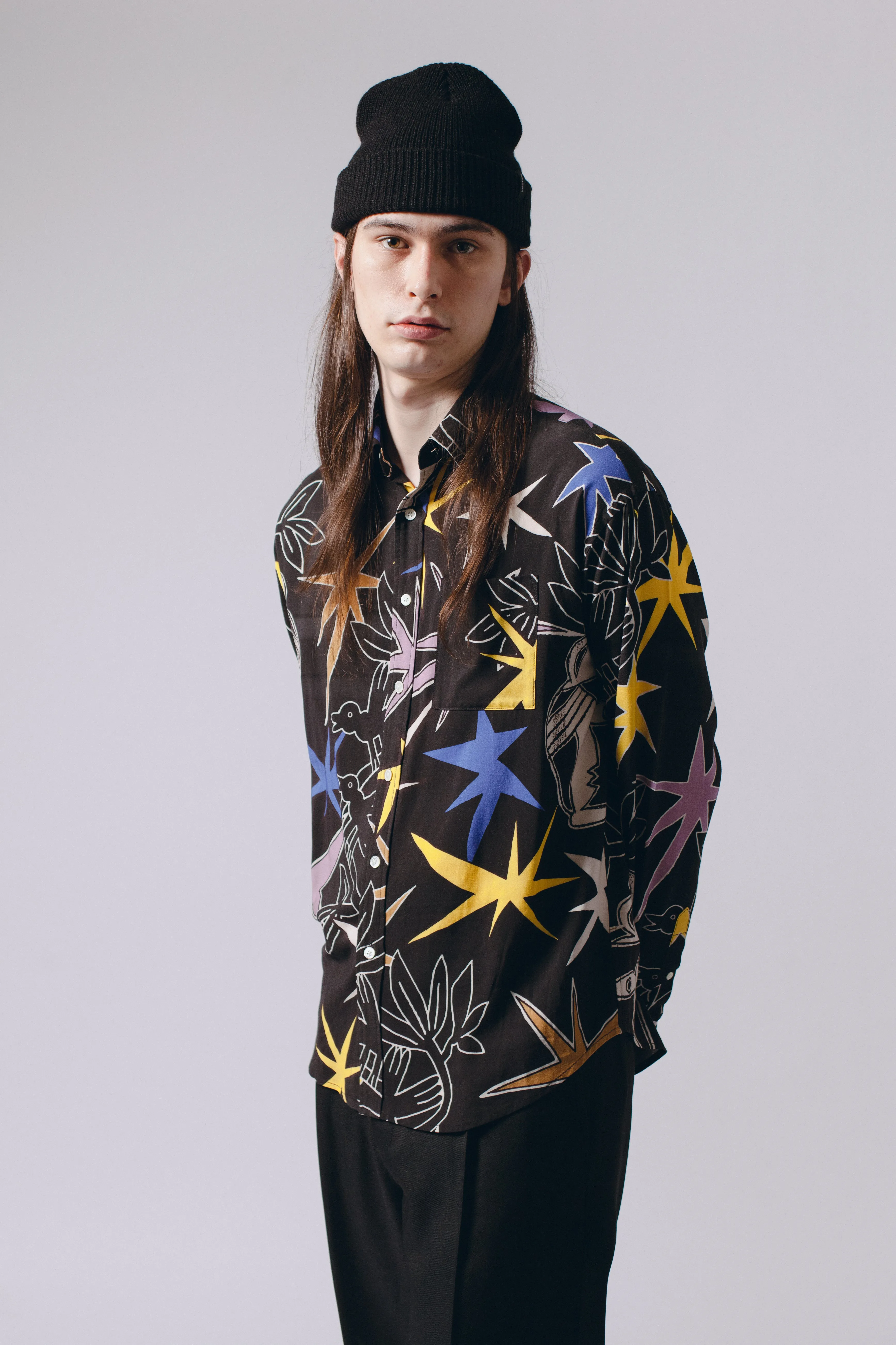 L/S Pattern Shirt - Edd Cox Art
