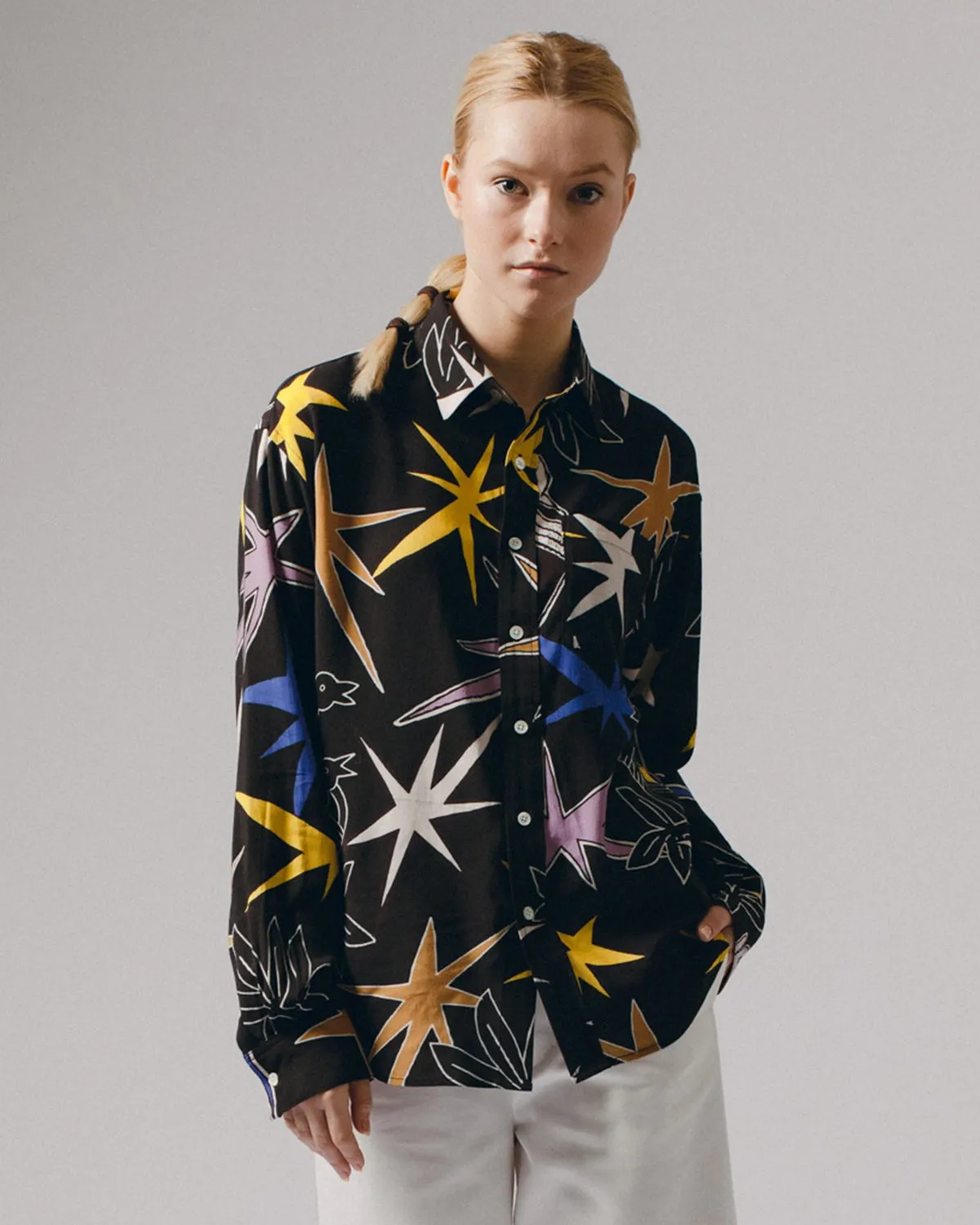 L/S Pattern Shirt - Edd Cox Art