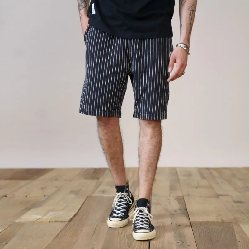 Men Vertical Striped Shorts