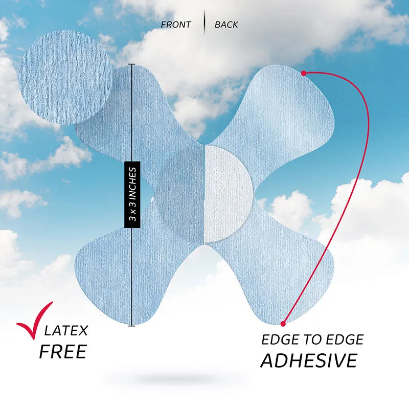 Not Just a Patch X-Mini Air Adhesive patches for Freestyle Libre, Medtronic and Dexcom G7 - Pack of 20
