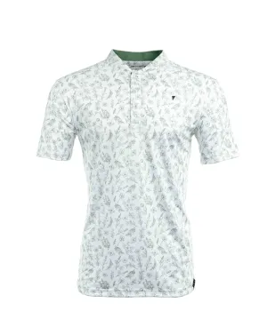 Primo Blade Collar Polo - Sage Floral