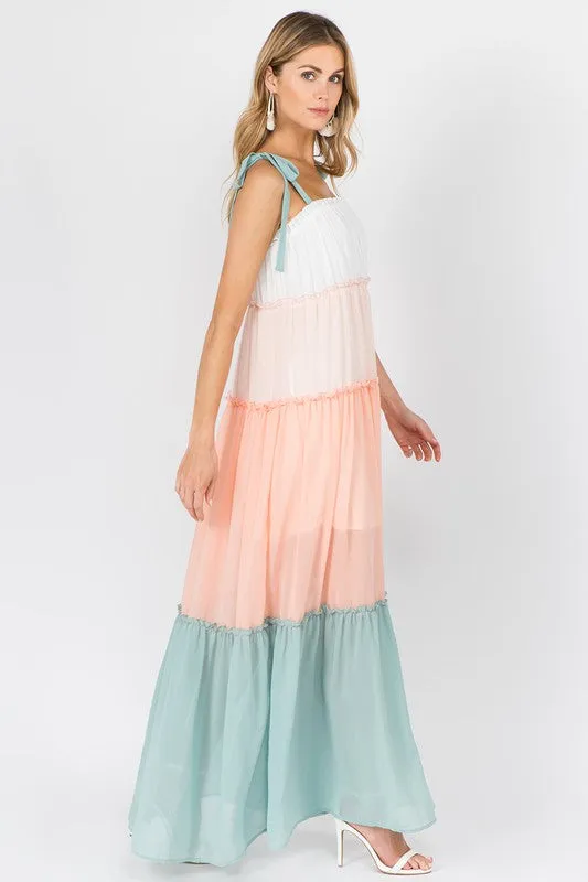 Sheer As I Wander Maxi Dress