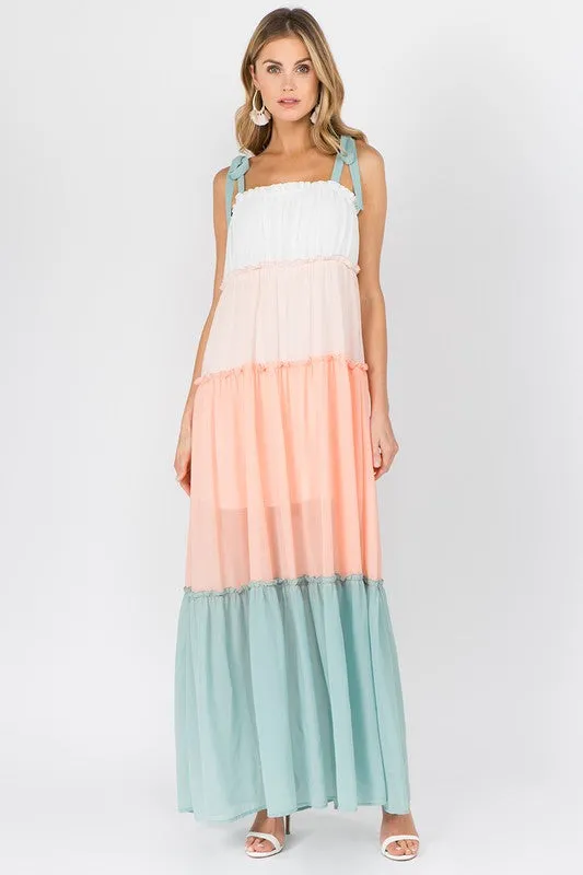 Sheer As I Wander Maxi Dress
