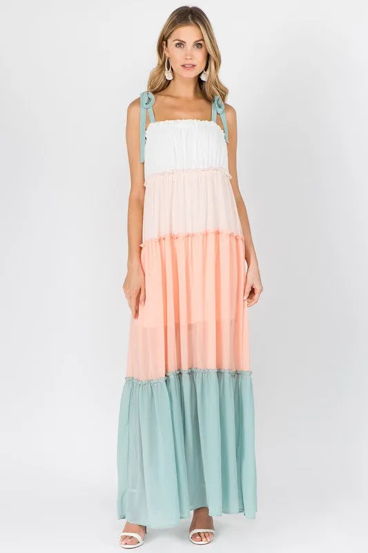 Sheer As I Wander Maxi Dress