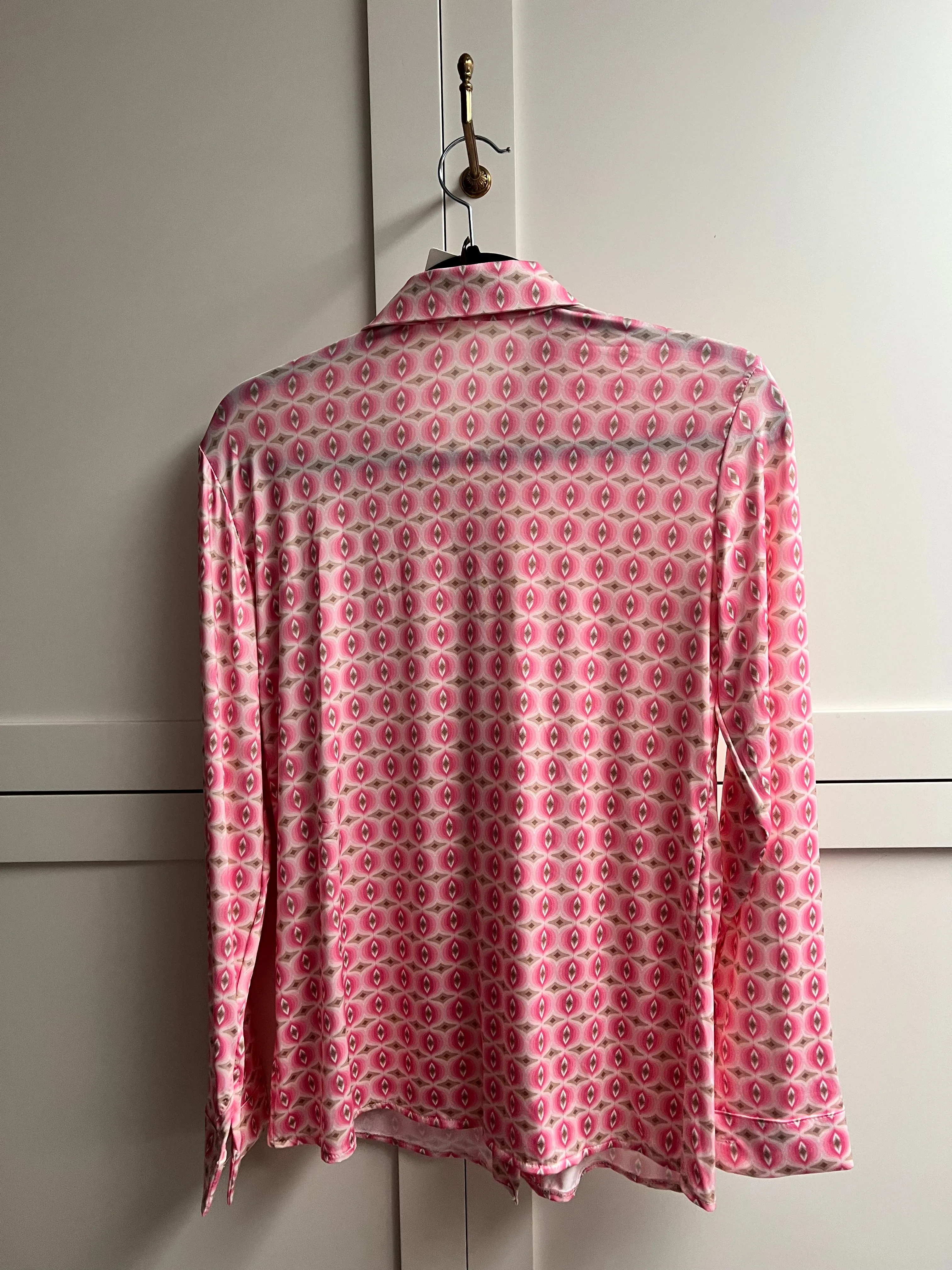 Sheer Blouse | Circles   Flowers