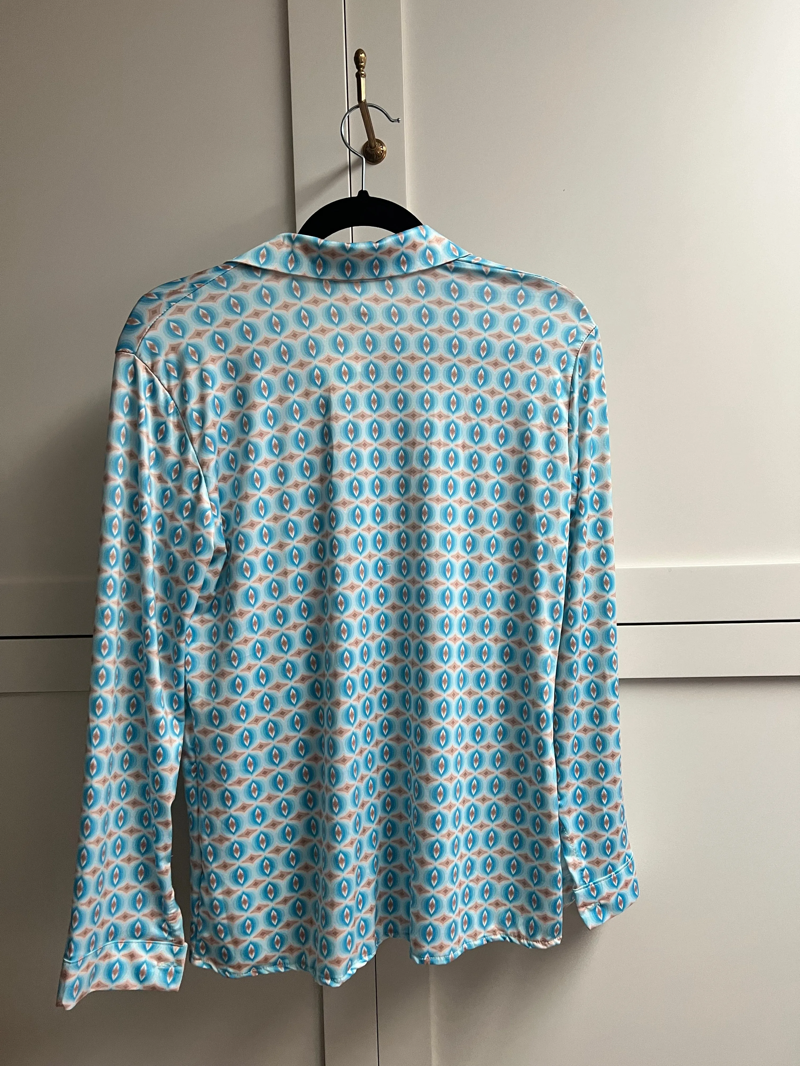 Sheer Blouse | Circles   Flowers