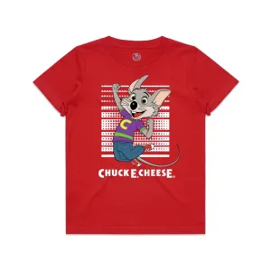 Sporty Chuck E. Tee - Red (Youth)