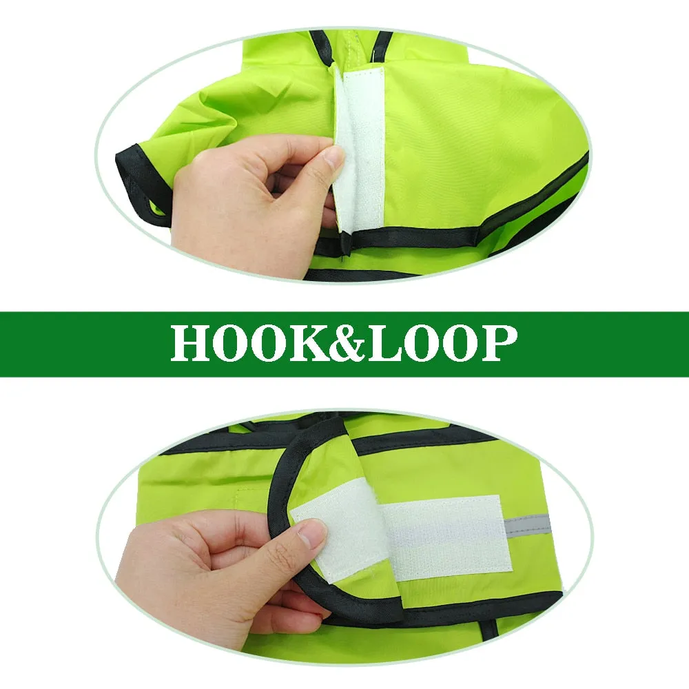 Sporty Reflective Dog Raincoat