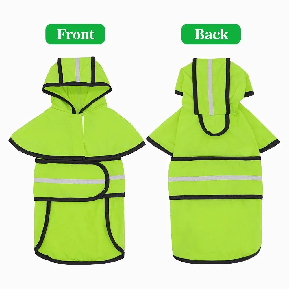 Sporty Reflective Dog Raincoat