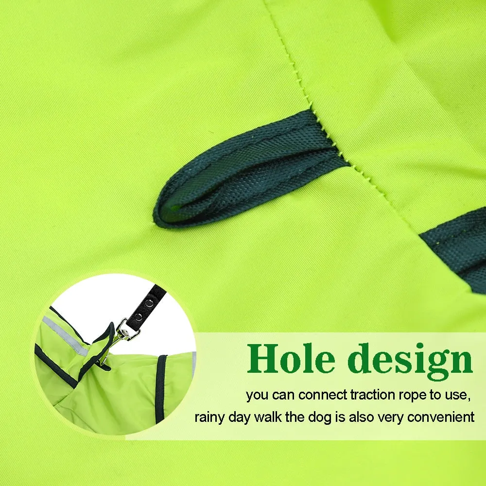 Sporty Reflective Dog Raincoat