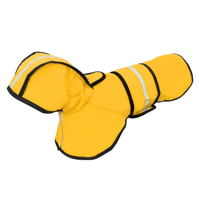 Sporty Reflective Dog Raincoat